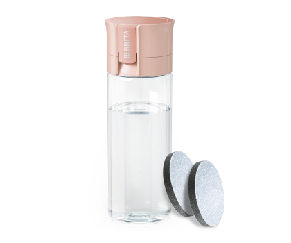 Butelka filtrująca wodę BRITA Butelka z filtrem VITAL Pastelowa Brzoskwinia + 2 filtry do wody MicroDisc